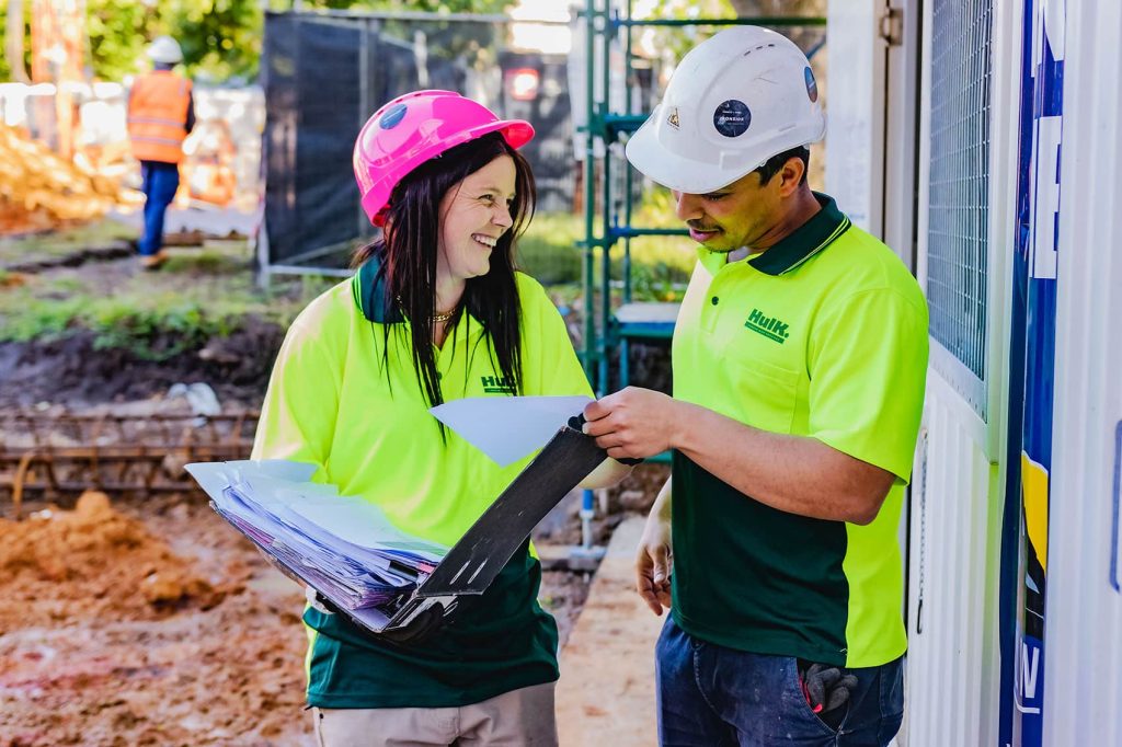 Hulk crew on site